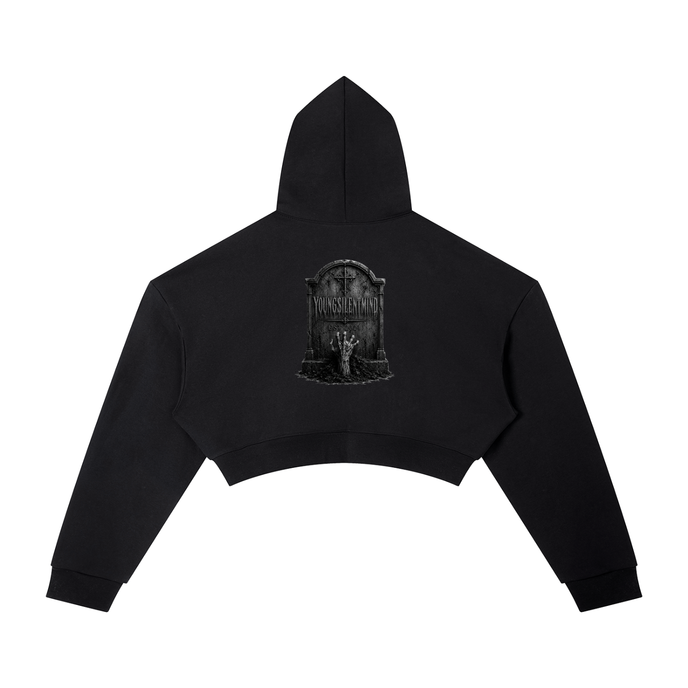 WOMENS FRESH2DEATH CROPPED HOODIE
