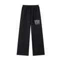 WOMENS BLACK CHROME SWEATPANTS