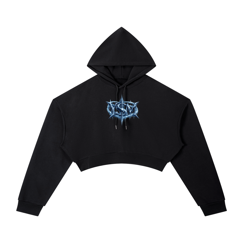 WOMENS ICE HOTEL CROPPED HOODIE
