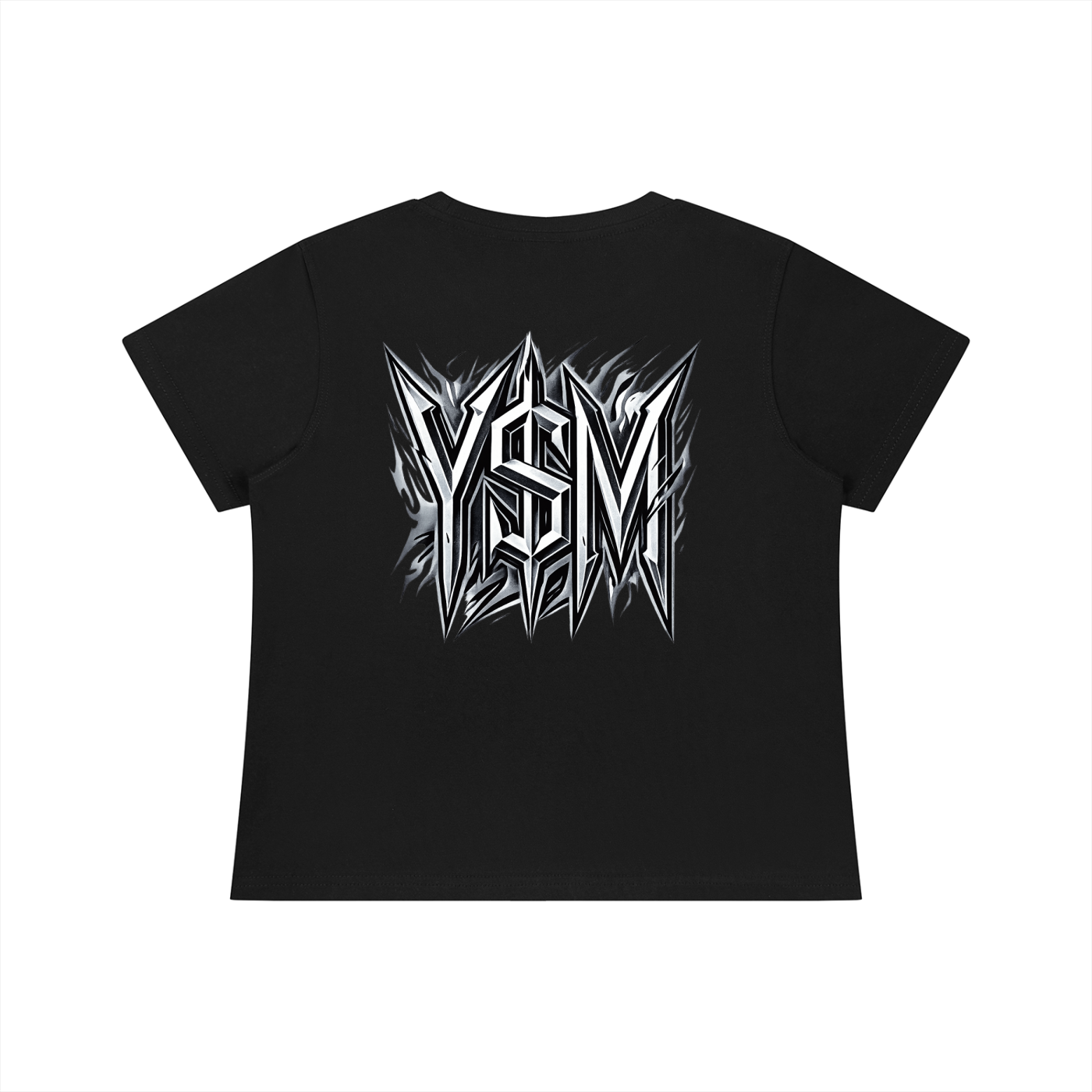 WOMENS BLACK CHROME T-SHIRT